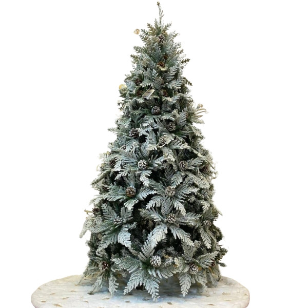 Christmas Tree Mix Green and White Color (270c)